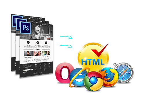 Convert PSD to HTML Responsive