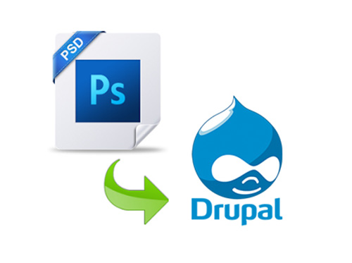 how to convert PSD to responsive Drupal theme
