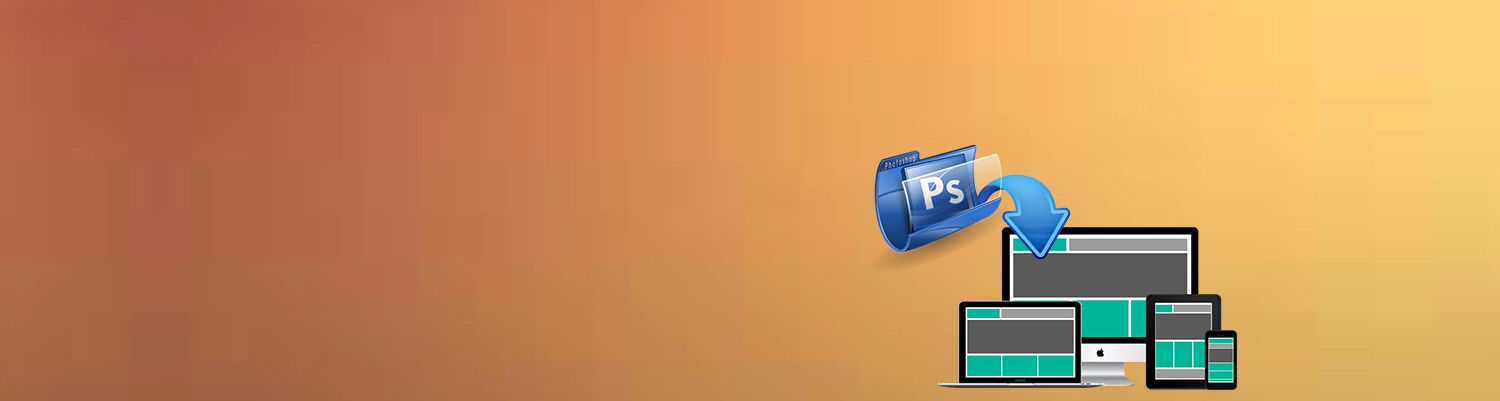 convert psd to responsive html